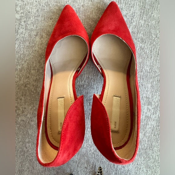 Gently used H&M heels in red orange color. Size 6.5US/37EU. Great condition! - Picture 9 of 11